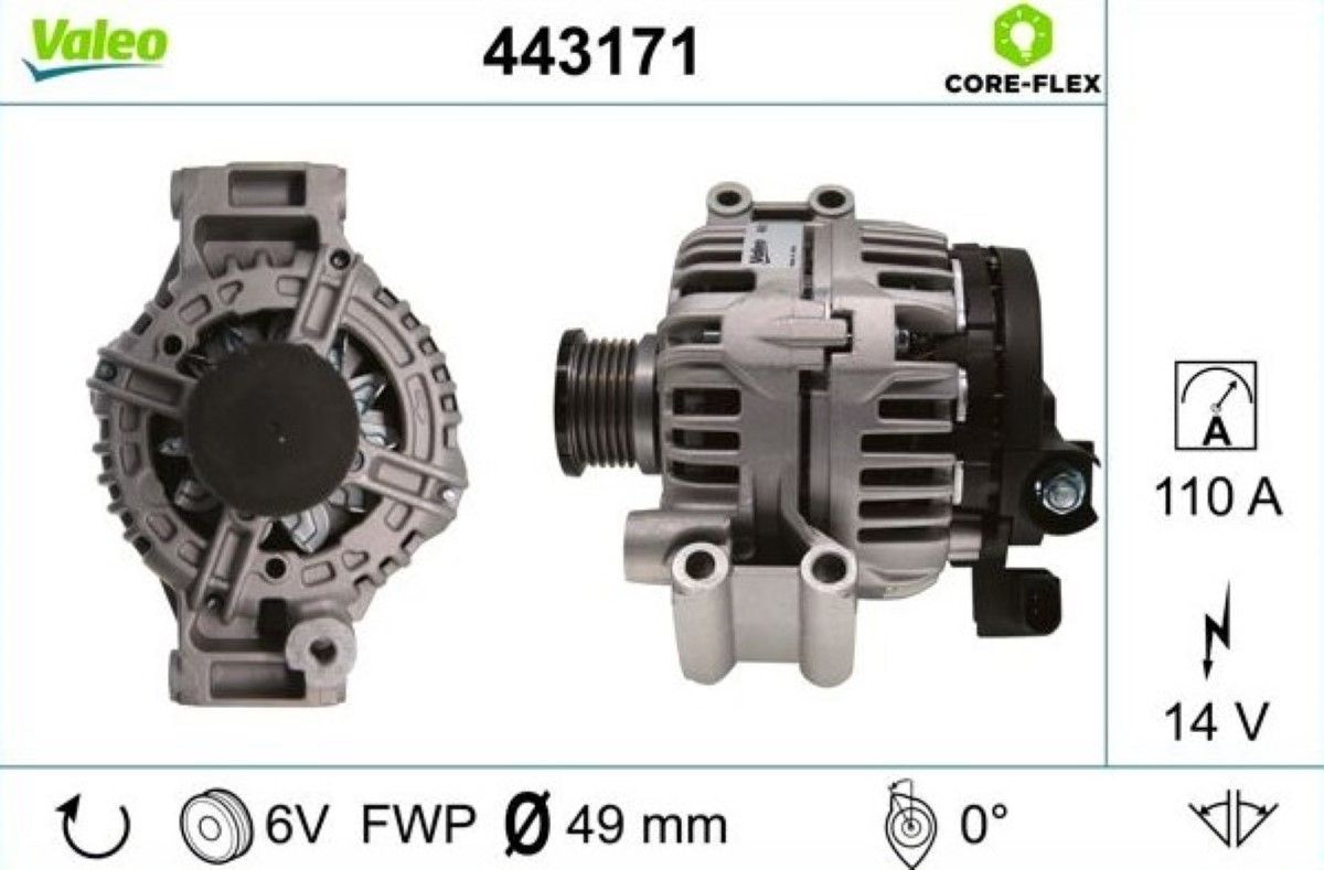 Alternator For BMW 1, 3, 5, Series & X1, X3, Z4 4 Cylinder