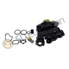 Water Pump with Thermostat Housing – Audi, VW, SEAT, Skoda 1.8 & 2.0 TSI (2003–2018) (06H121026BA)