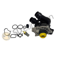 Water Pump with Thermostat Housing – Audi, VW, SEAT, Skoda 1.8 & 2.0 TSI (2003–2018) (06H121026BA)