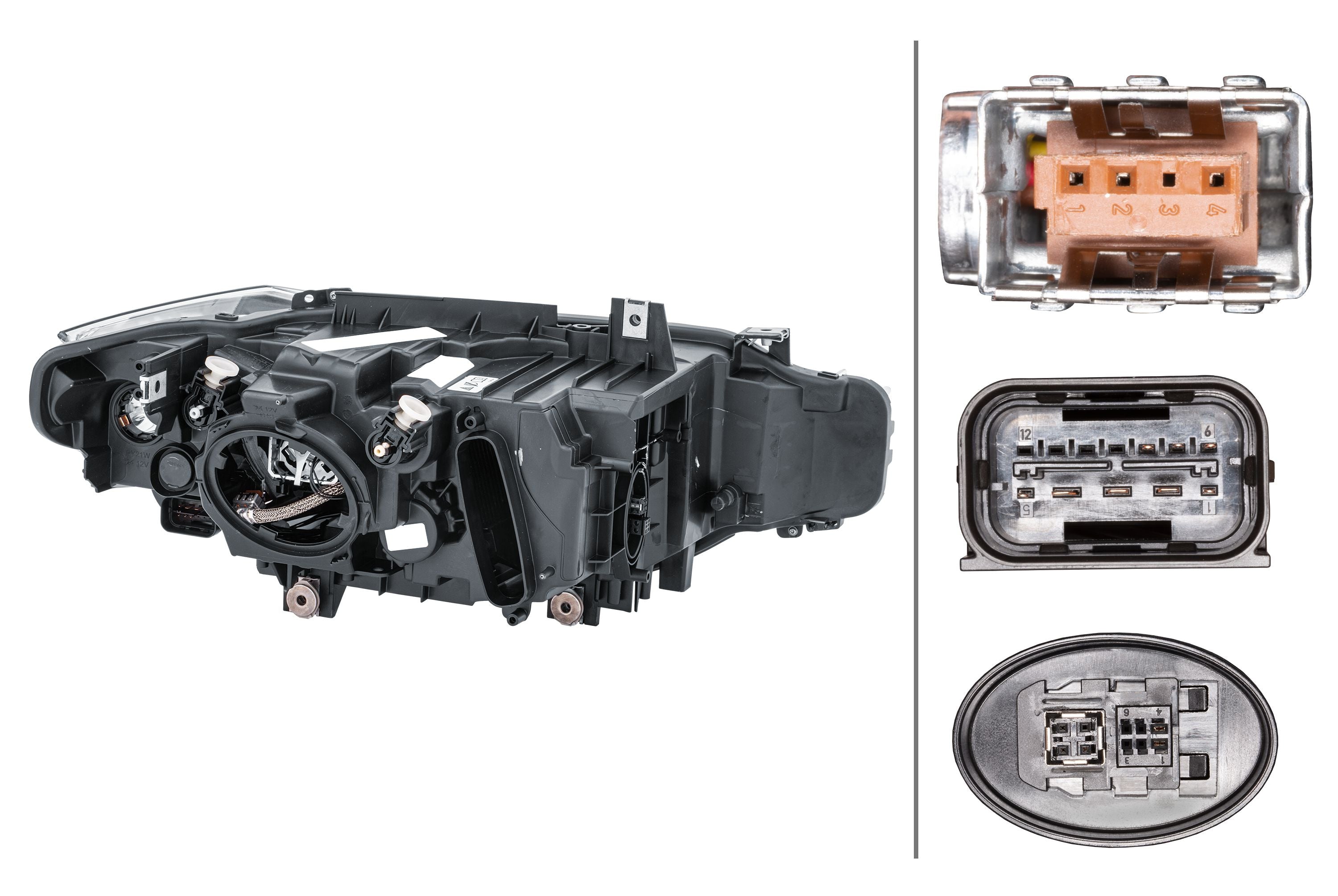 Hella OEM Left Bi-Xenon, LED Headlight – BMW 3-Series F30/F31 (2012–2015)