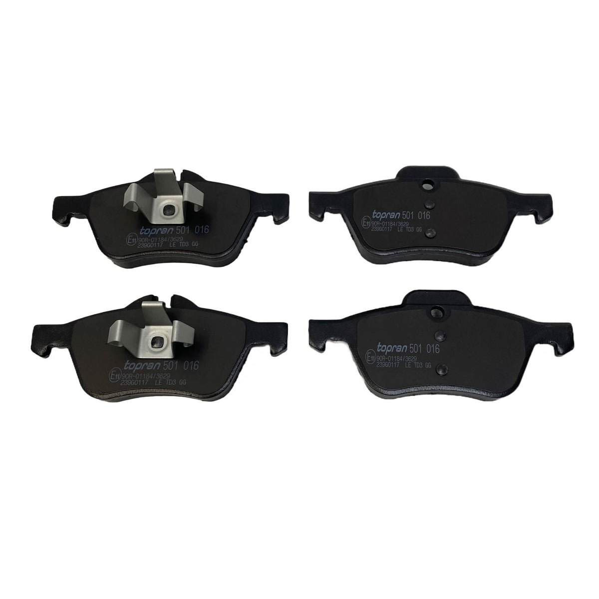 Front Pads A/M 501016 - Fits Mini Cooper, Cooper S Series R50, R52, R53