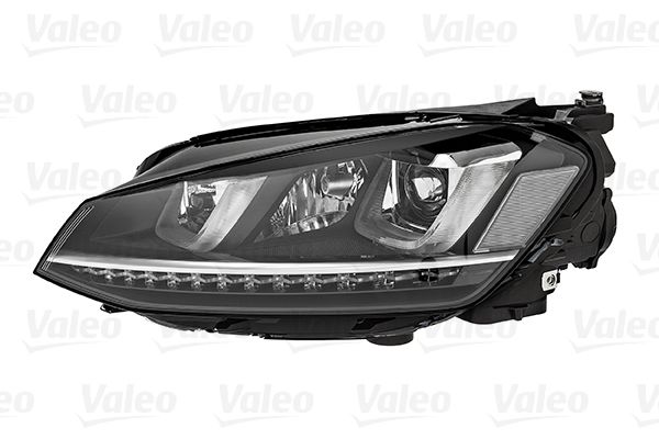 R/H Bi-Xenon Headlight - Valeo 046609/OEM 5G2941754B fit Volkswagen Golf 2013-17